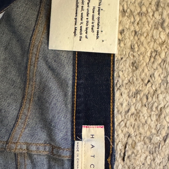 Hatch maternity slim jeans sz 32 NWT 94% cotton - Picture 3 of 7
